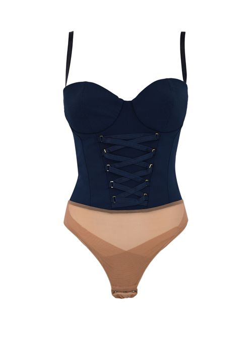 Body corpetto con lacci criss-cross Elisabetta Franchi | BO02551E2DC8